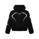 Sports Jet Black Hoodie